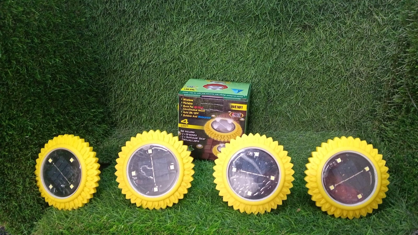4 Pack Solar Ground Lights signaturekarts