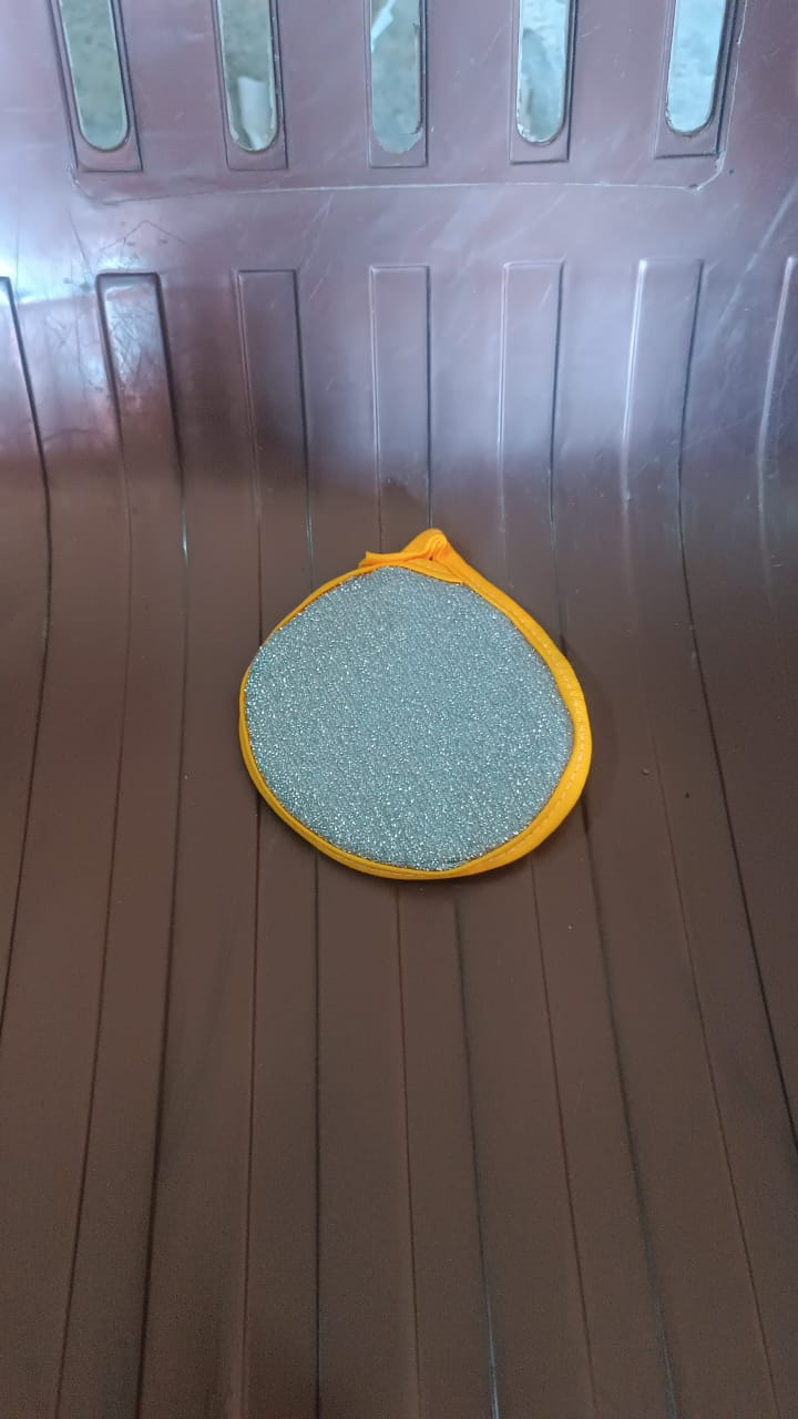 Double Side Dishwashing Sponge Dish Washing Brush (1 Pc) Signature kart