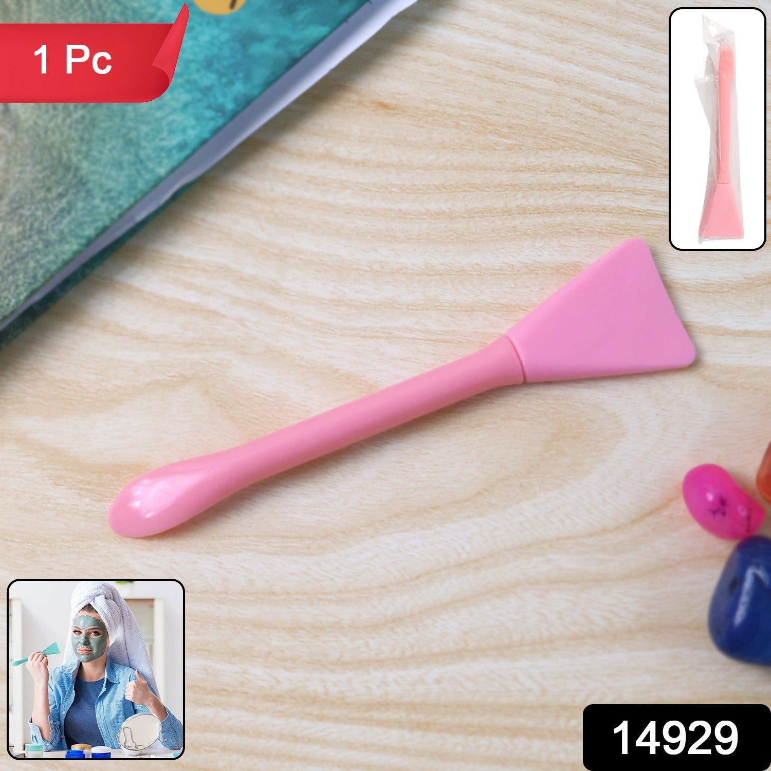 Facial Mask Applicator Spatula - (1 Pc) signaturekarts