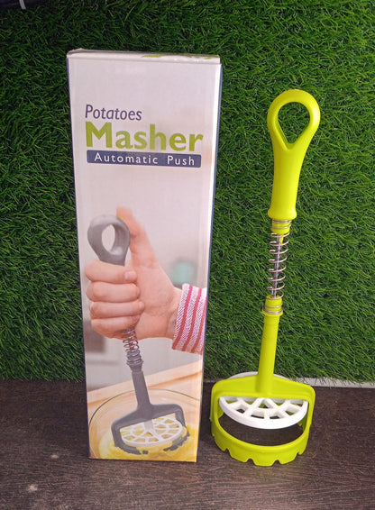 One-Handed Manual Mashed Potato Spring Press Tool signaturekarts