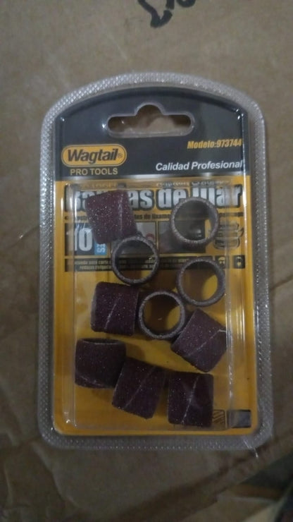 Drum Polishing Kit, Drum Sanding Sleeves Widely Used (10 Pcs Set) signaturekarts
