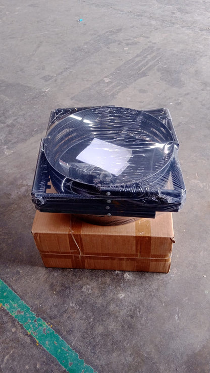 4-Layer Round Metal Folding Storage Trolley (1 Pc) signaturekarts