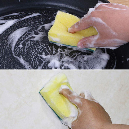 2-in-1 Multi-Purpose Scrub Sponge – Wear Resistant Dish & Furniture Cleaner (1 Pc) signaturekarts