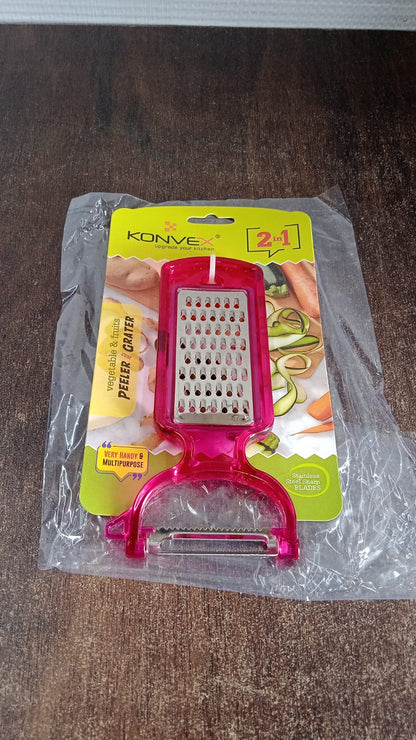 2-in-1 Multifunctional Kitchen Peeler with Grater (1 Pc) Signature Kart