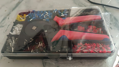 Approx 1200 Piece Ferrule Crimping Tool Kit Set Signature Kart