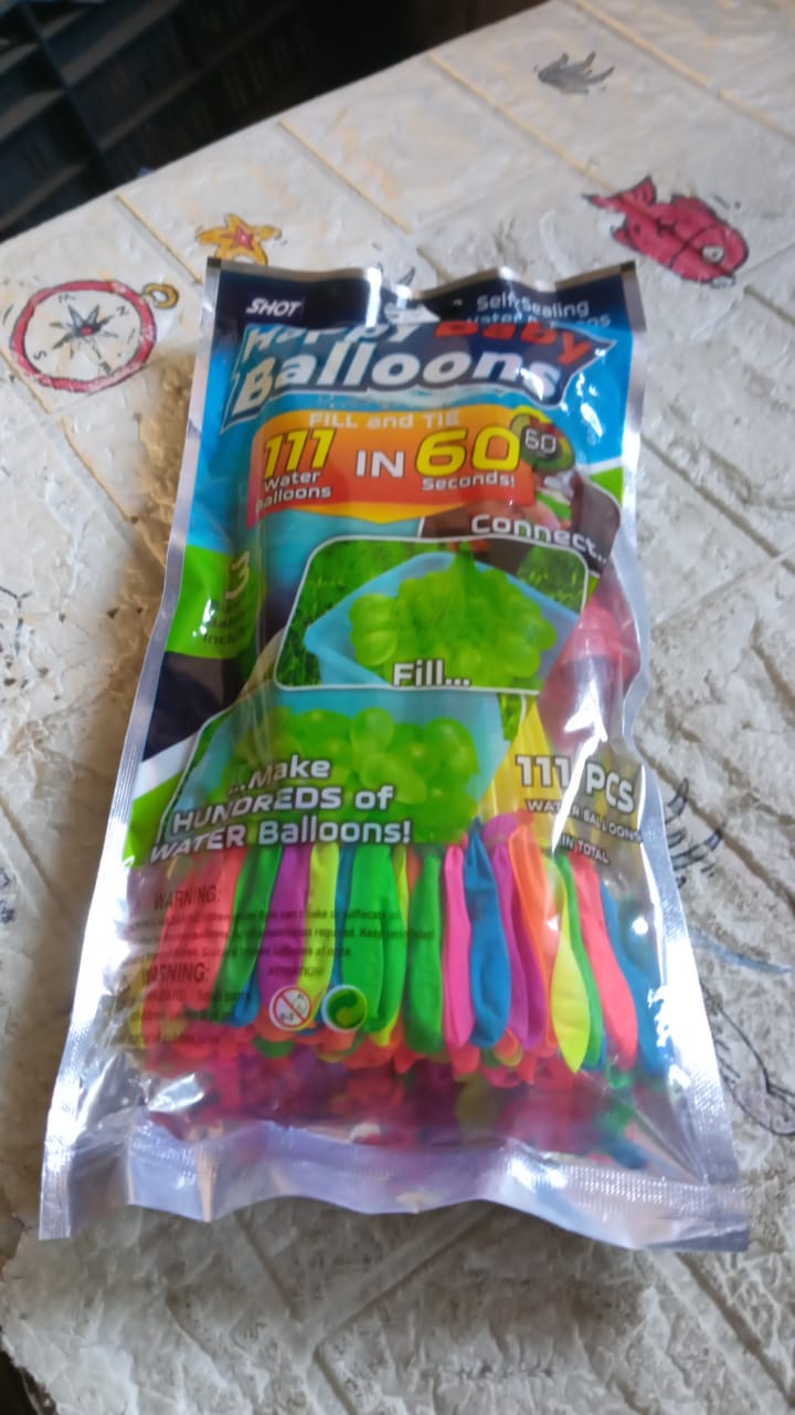 Holi Magic Water Balloons for Kids - 111 pcs (Multicolor) signaturekarts