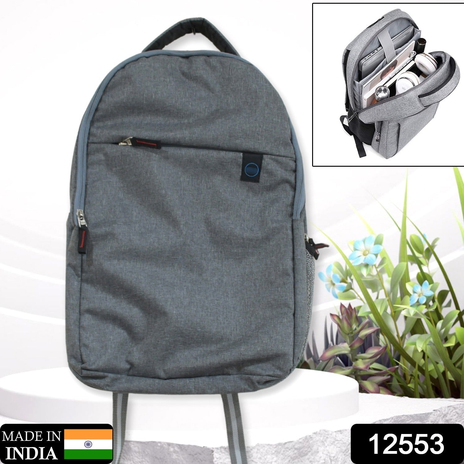 Laptop Bag With Adjustable Shoulder Strap & Storage Pockets signaturekarts