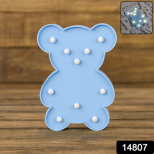Teddy Bear Shape LED Decorative Night Light (1 Pc) signaturekarts