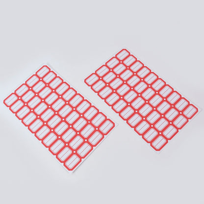 Multipurpose Writable Blank Label Sticker Sheets (1 Sheet) Signature Kart