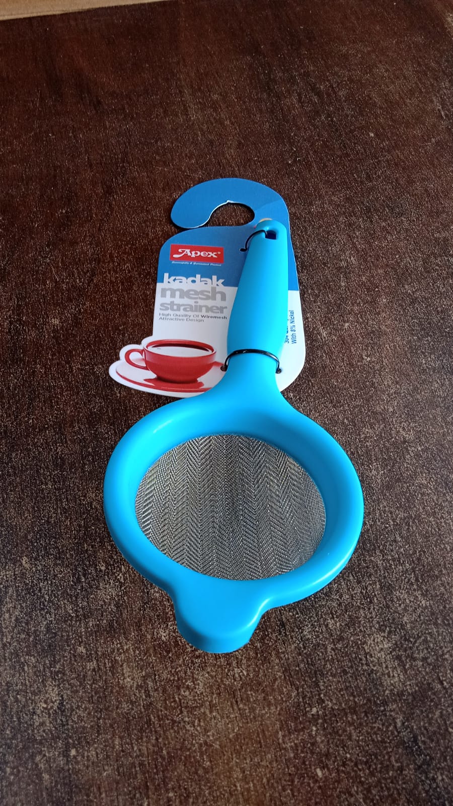 Apex Kadak Mesh Strainer with High-Quality Stainless Steel Wiremesh Signature Kart
