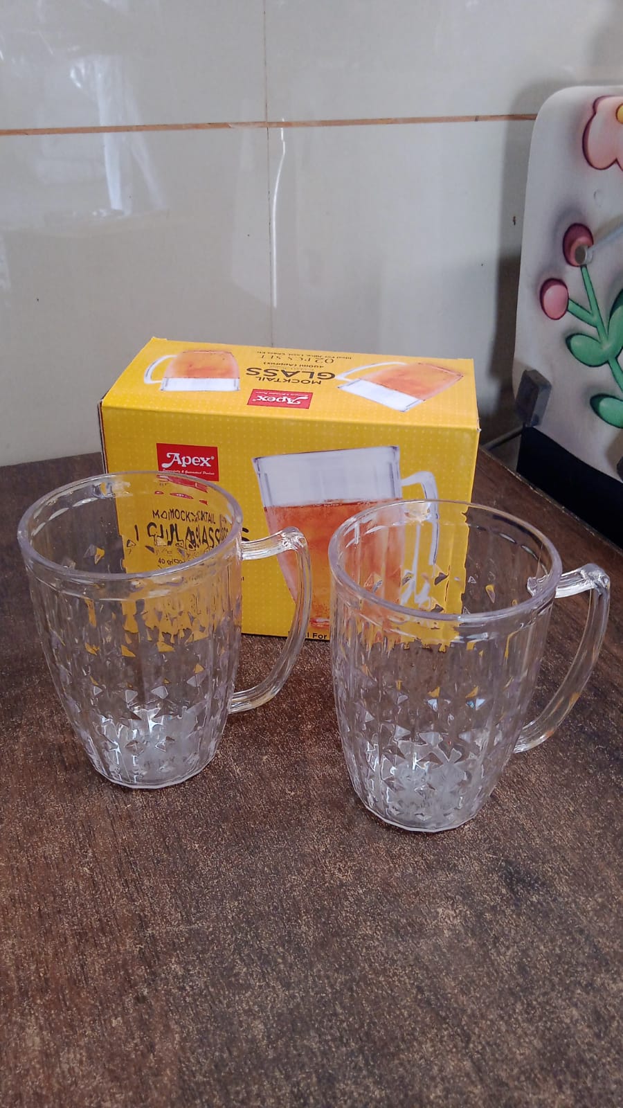 Apex Mocktail Mug Glass (2 Pc Set / 400 ML) Signature kart