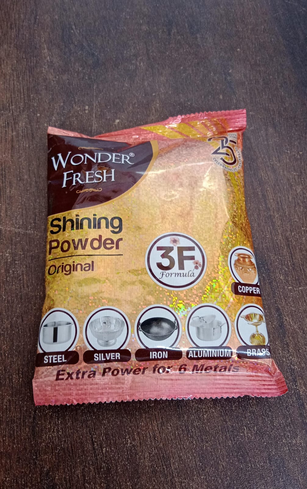 Shining Powder Cleans Polishes Copper Brass Silver Aluminum Iron Steel Removes 200 GM signaturekarts