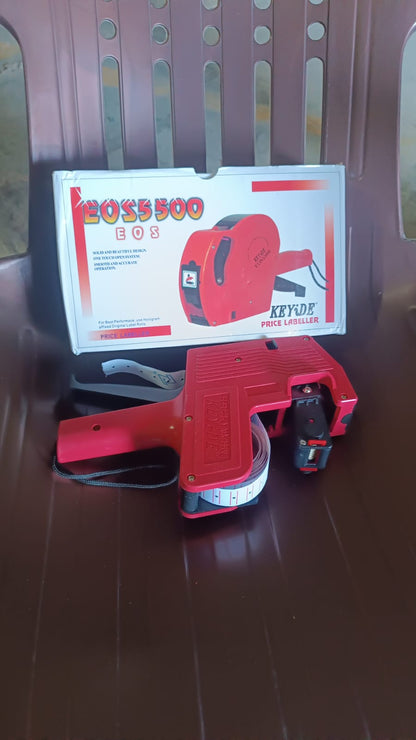 Handheld 8-Digit Plastic Price Tag Gun – Ideal for Retail & Market Price Tagging signaturekarts