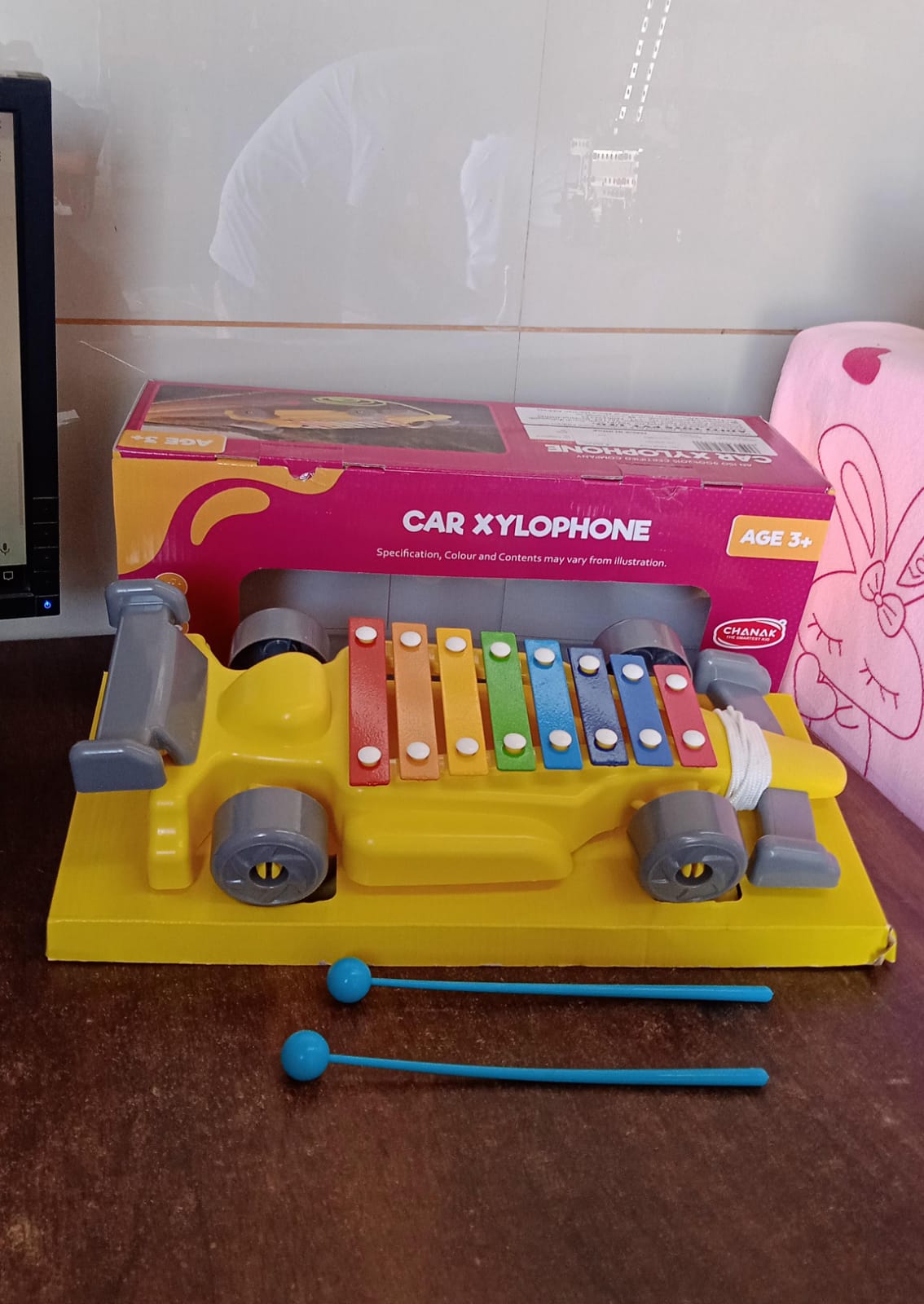 Musical Car Piano Xylophone Toy, Plastic Car Xylophone (1 Set) Signaturekarts