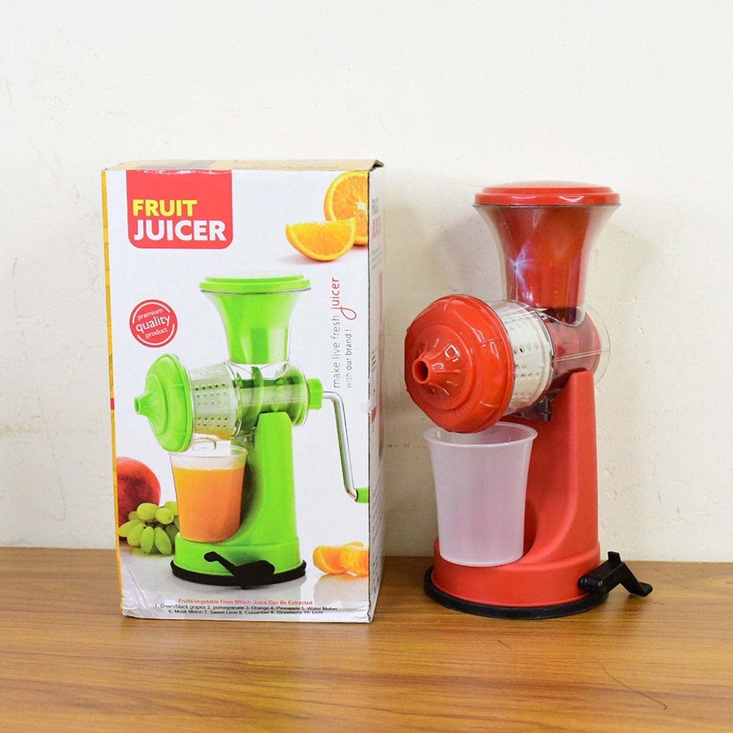 Fruit and Vegetable Juicer nano or mini Juicer Your Brand