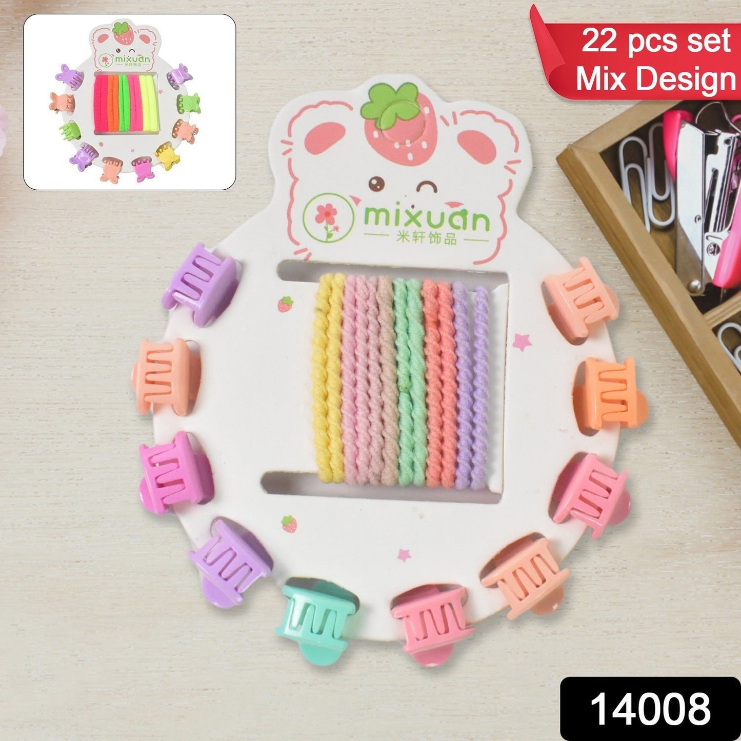 Hair Clips & Hairband for Girls Kids Hair Accessories (22 Pcs Set / Mix Design) Signaturekarts