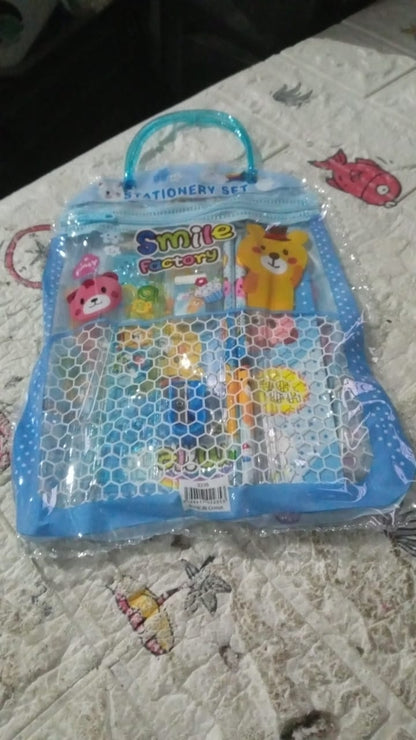 Stationery Kit for Kids - Stationery Set (6 Pcs Set / Mix Design) signaturekarts