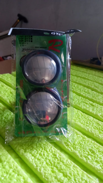 Car Blind Spot Mirror – HD Glass, Convex & Frameless (2 Pcs Set) signaturekarts
