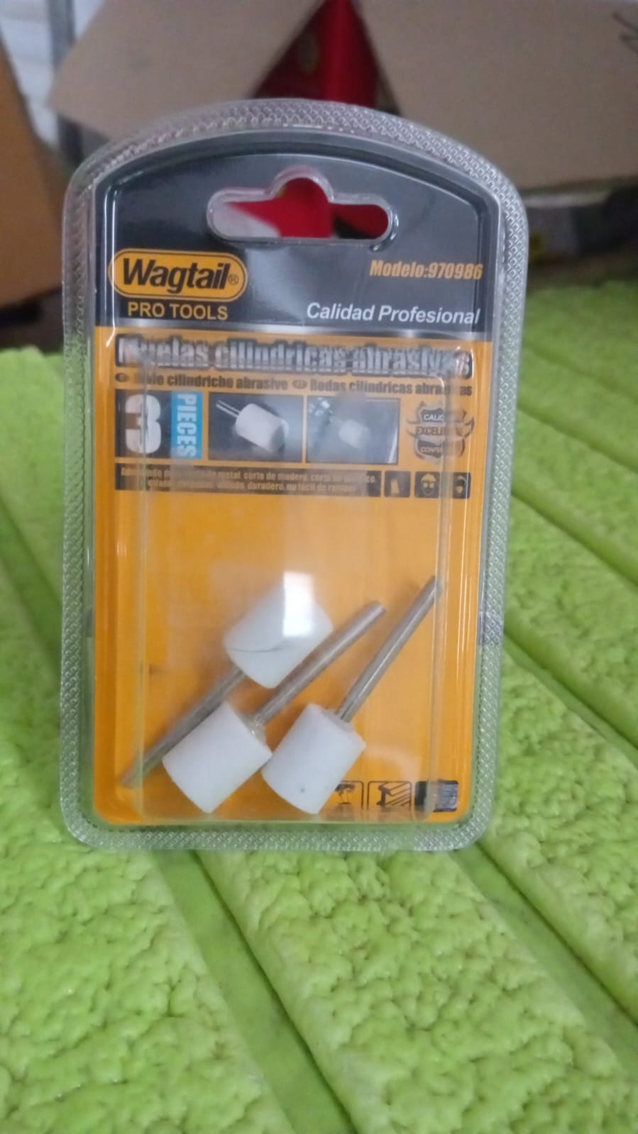 Wool Felt Polishing Buffing Wheels, Wool Felt Mounted Polishing Bits (3 Pcs Set) signaturekarts