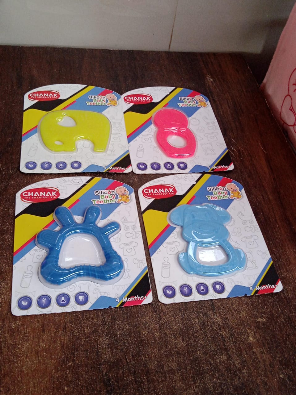 Silicone Baby Teether Pack of 1 (Mix Design & Color) Signaturekarts