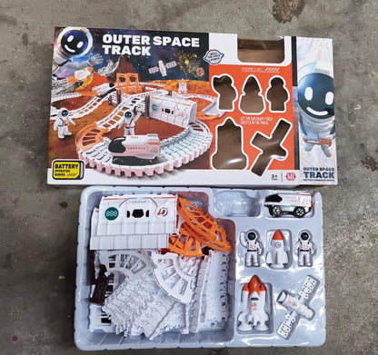 Outer Space Race Track Set for Kids Toys (1 Set) signaturekarts