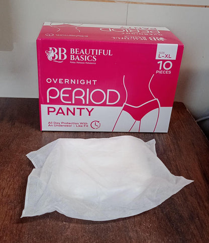 Women’s Emergency Travel Kit with Seamless Underwear Pantyliner  10 Pcs signaturekarts
