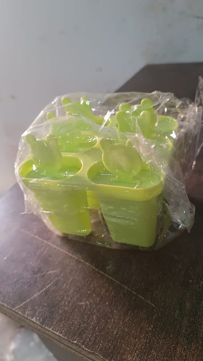 Plastic 6 Grid / Compartment sicle Ice Cream Mold (1 Pc) Signaturekarts