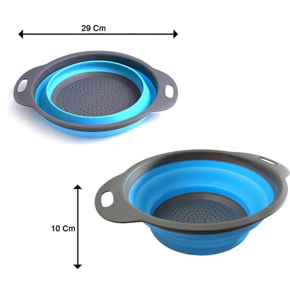 Round Sil Strainer – Foldable Multi-Use Kitchen Strainer for Cooking Your Brand