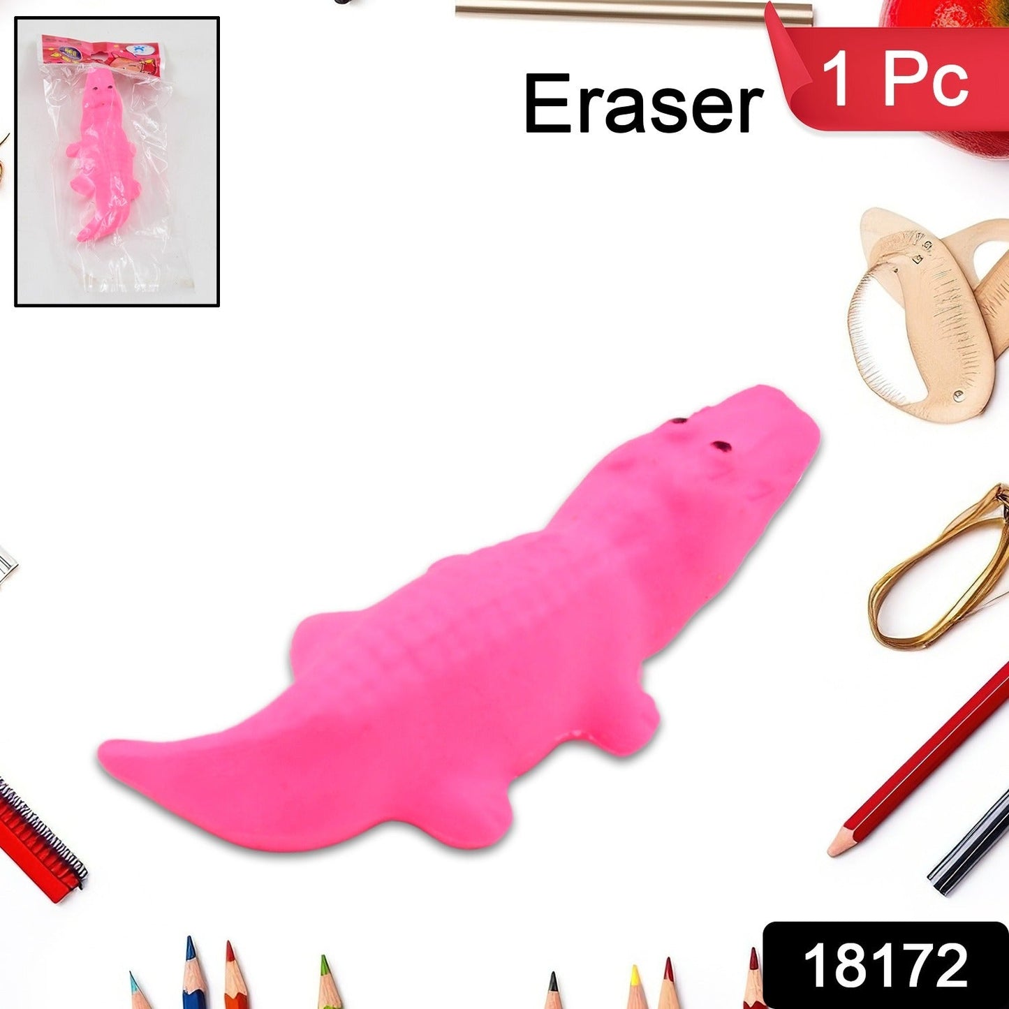 Animal Design Eraser (1 Pc / Mix Design) Signaturekarts