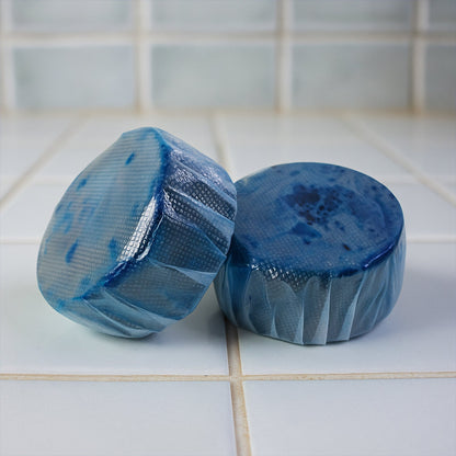 Toilet Cleaner Flush Tab Ocean Blue 100 Gram Your Brand