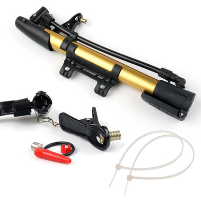 Aluminum Mini Bicycle Air Pump (Multicolor) signaturekarts