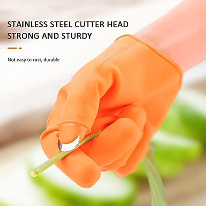 Gloves Silicone Thumb Knife Finger Protector - signaturekarts.com