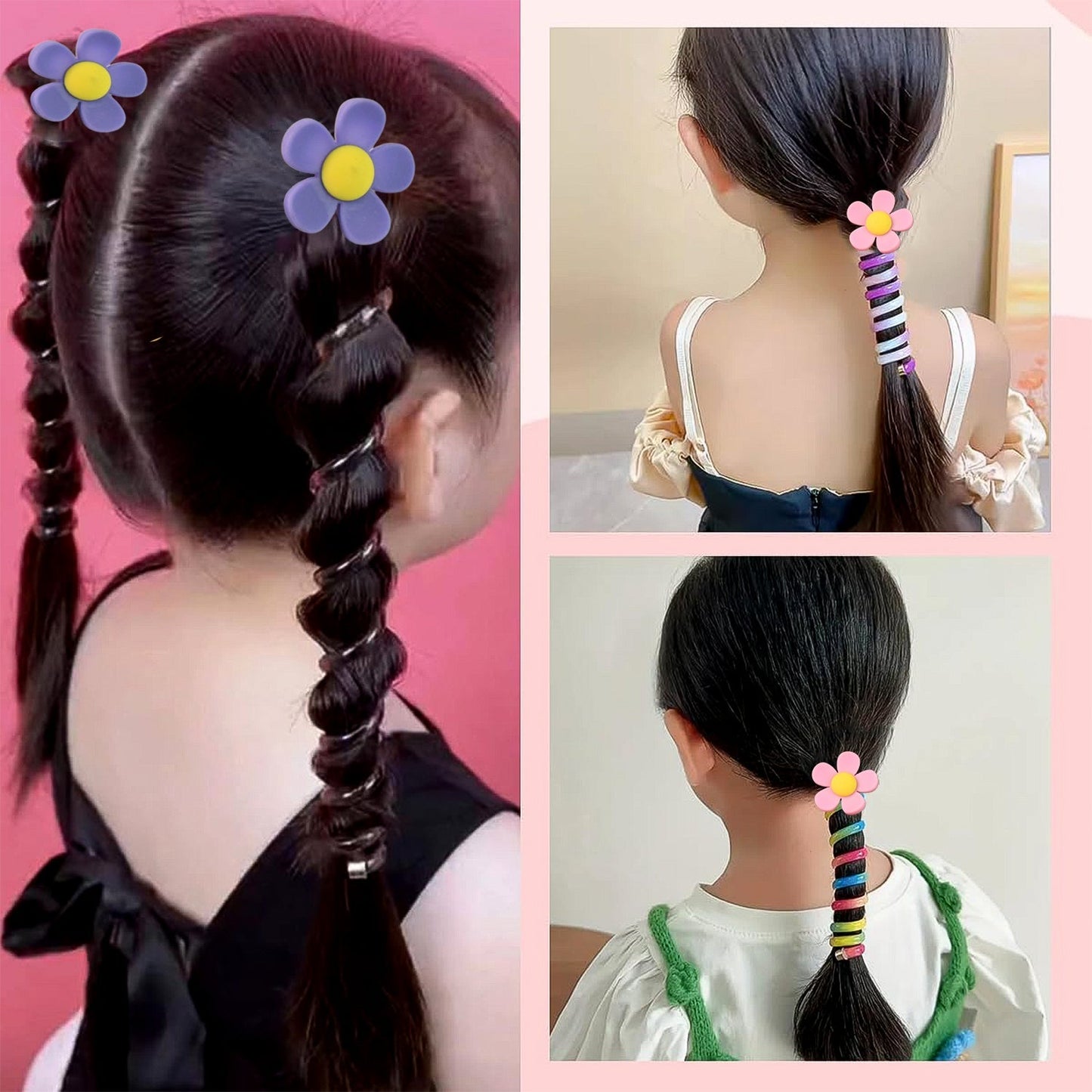 Colourful Telephone Wire Hairbands (1 pc / Mix Design), Hair accessories signaturekarts