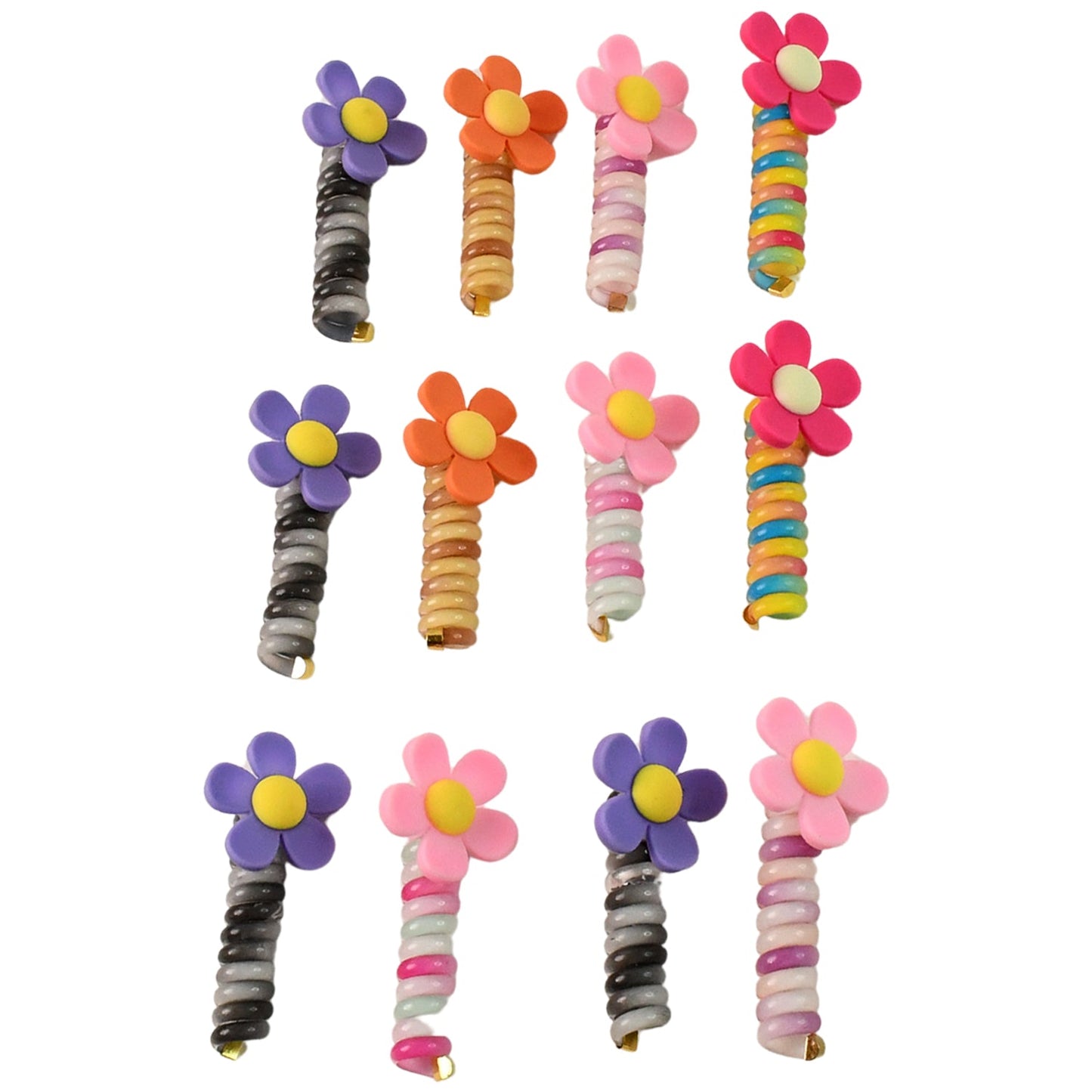 Colourful Telephone Wire Hairbands (1 pc / Mix Design), Hair accessories signaturekarts