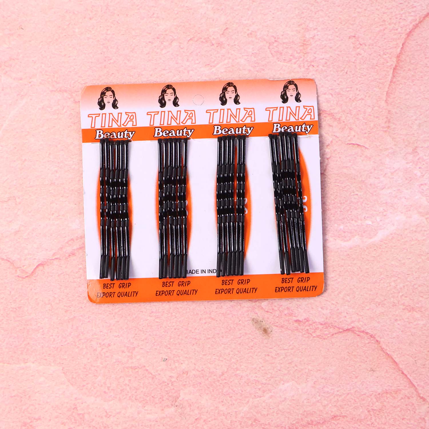 Medium Black Hair Bobby Pins (24 Pc) signaturekarts