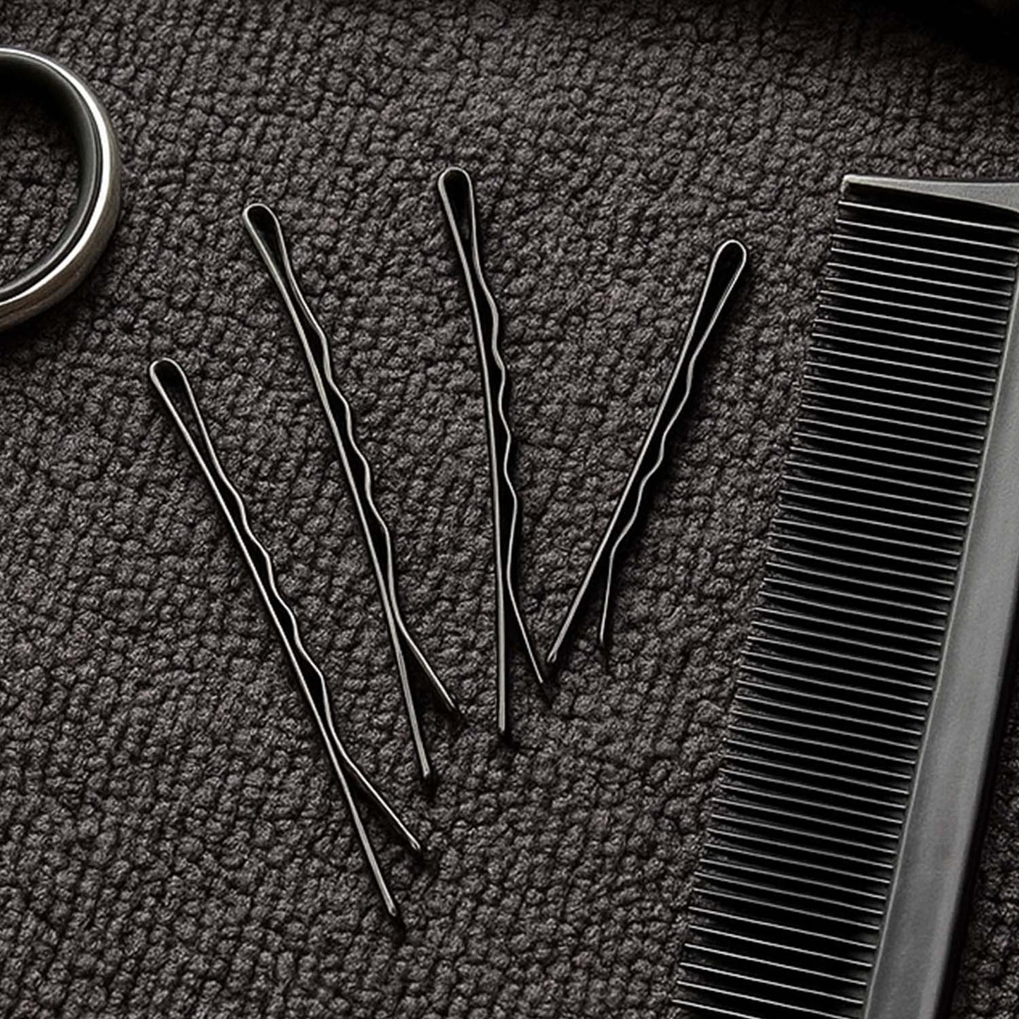 Medium Black Hair Bobby Pins (24 Pc) signaturekarts