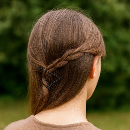 Medium Black Hair Bobby Pins (24 Pc) signaturekarts