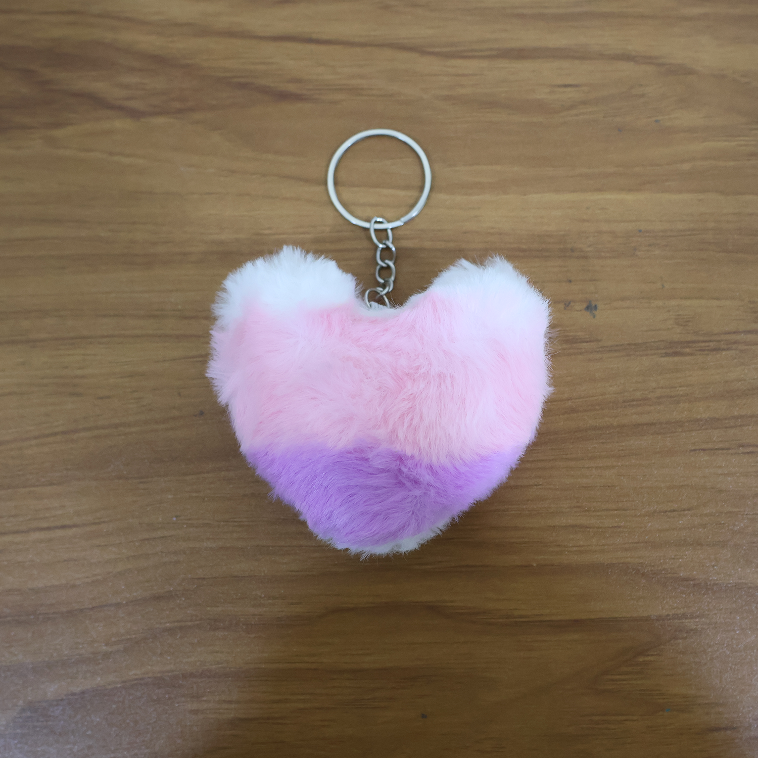 Soft Plush Cute Heart Keychain - 1 Pc The Morsignaturekarts