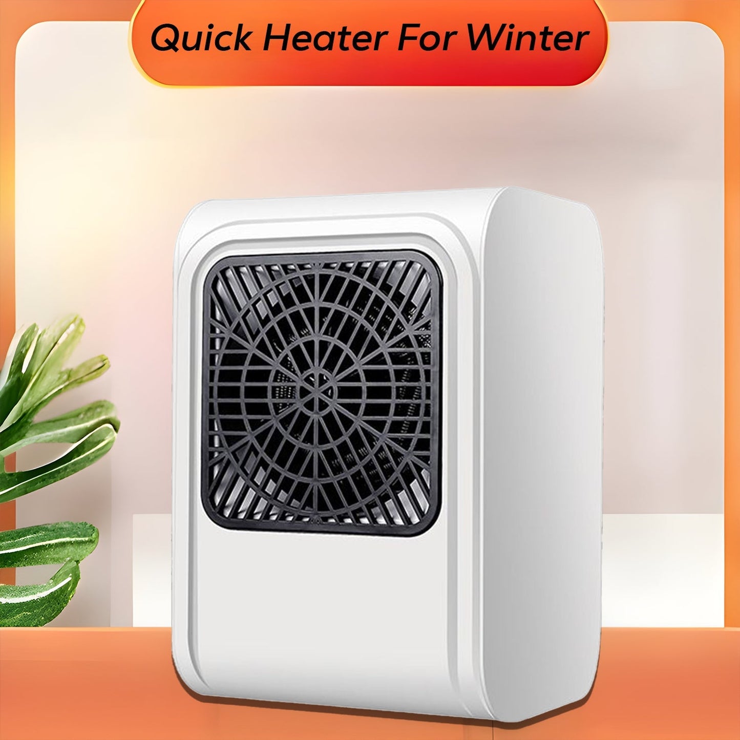 Room Heater 220V Brown Box Heater with Plug for Office & Bedroom Use signaturekarts
