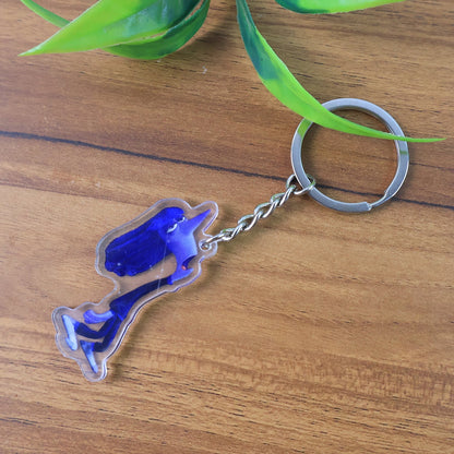 Cute Cartoon Character Acrylic Keychain (1 Pc) signaturekarts
