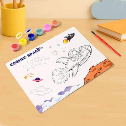 Cosmic Space Theme Kids Painting and Coloring Kit signaturekarts