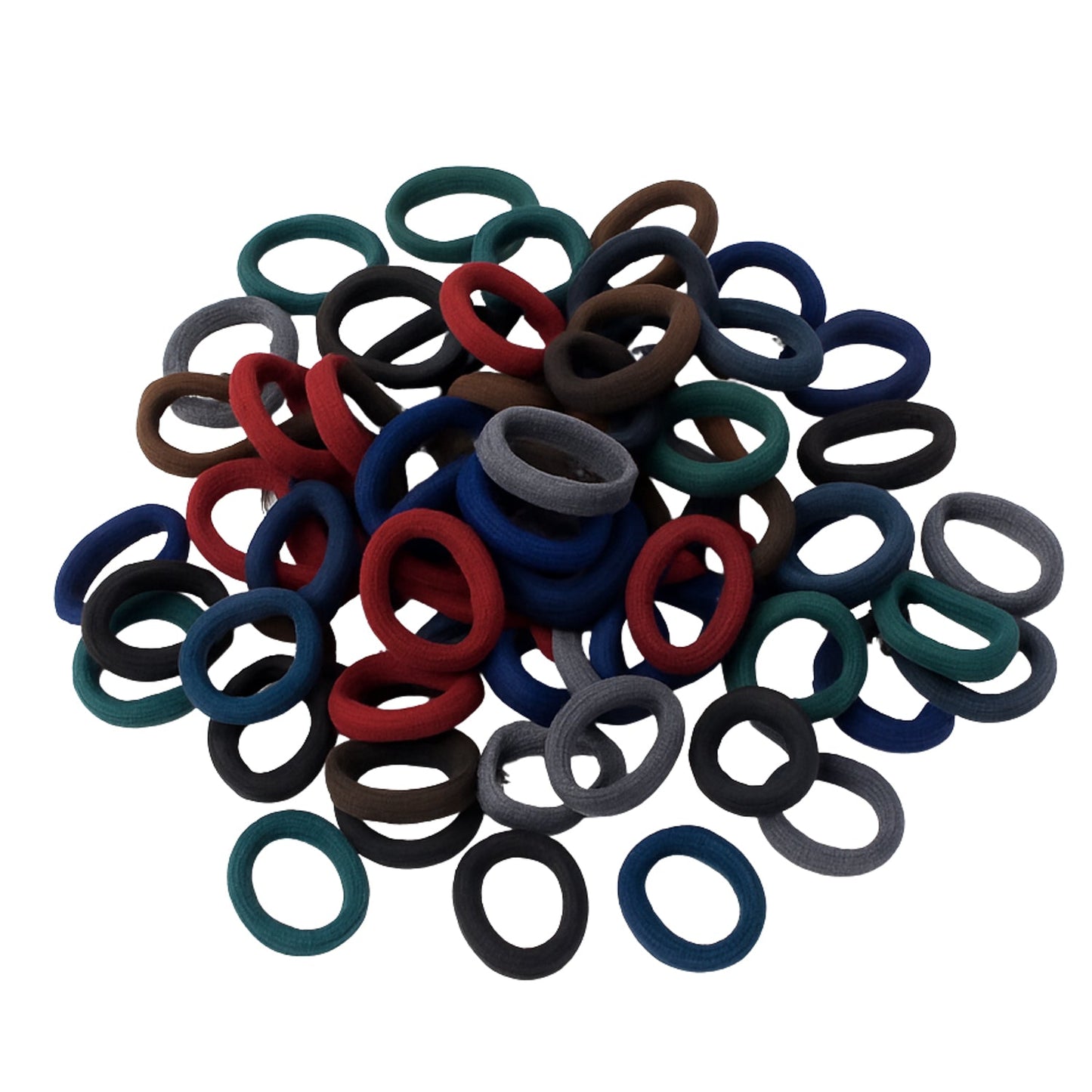 Small Hairbands Bands Hair Rubber Bands (Pack of 100 / Multicolour) Signaturekarts
