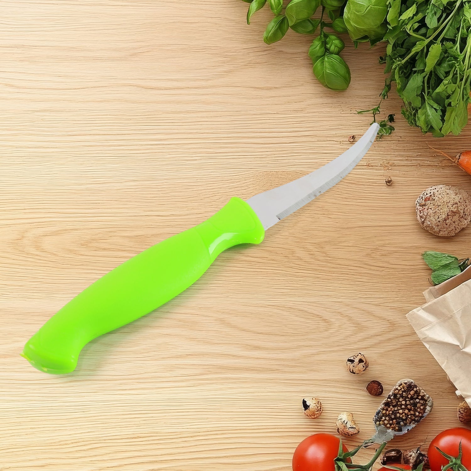 Premium Quality Multipurpose Kitchen Knife with Soft Ergonomic Handle (1 Pc) Signature Kart