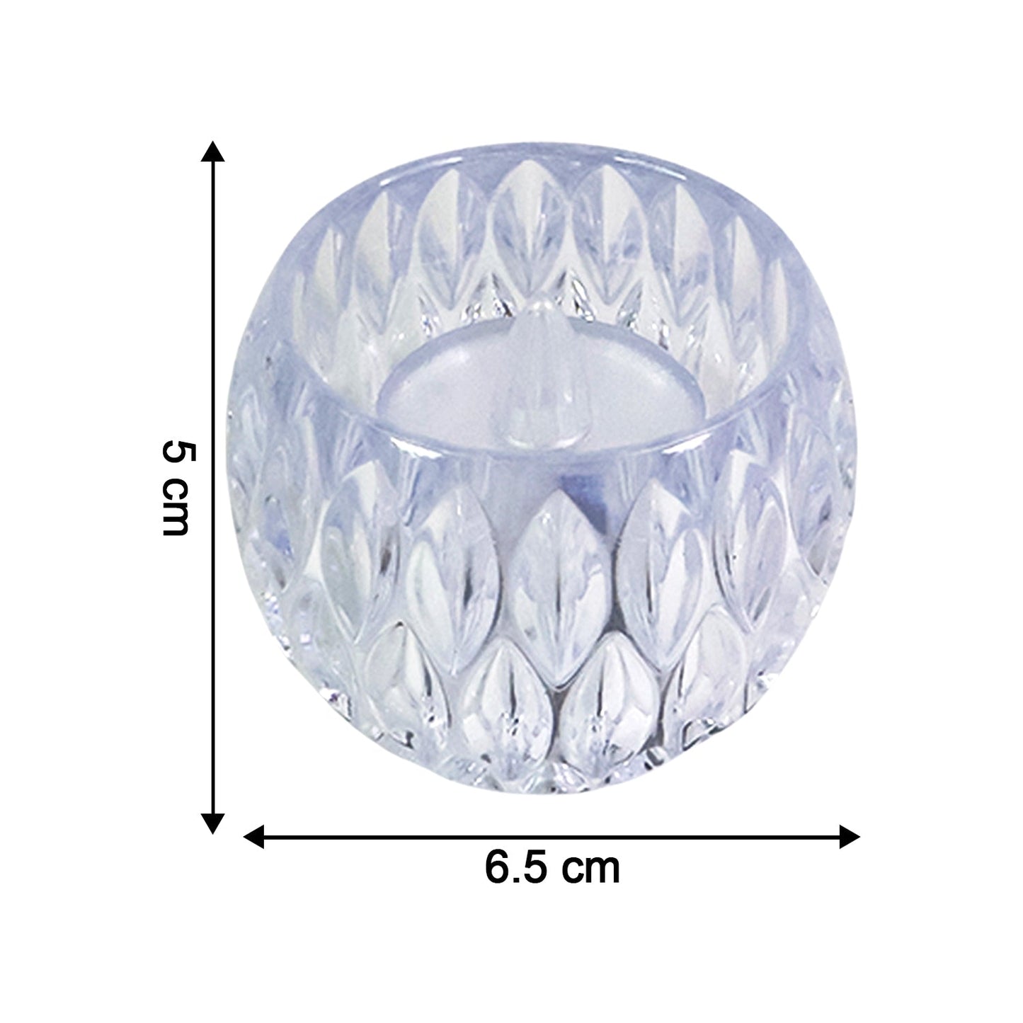 Set of 12 Crystal Style LED Decorative Lamps / Candle signaturekarts