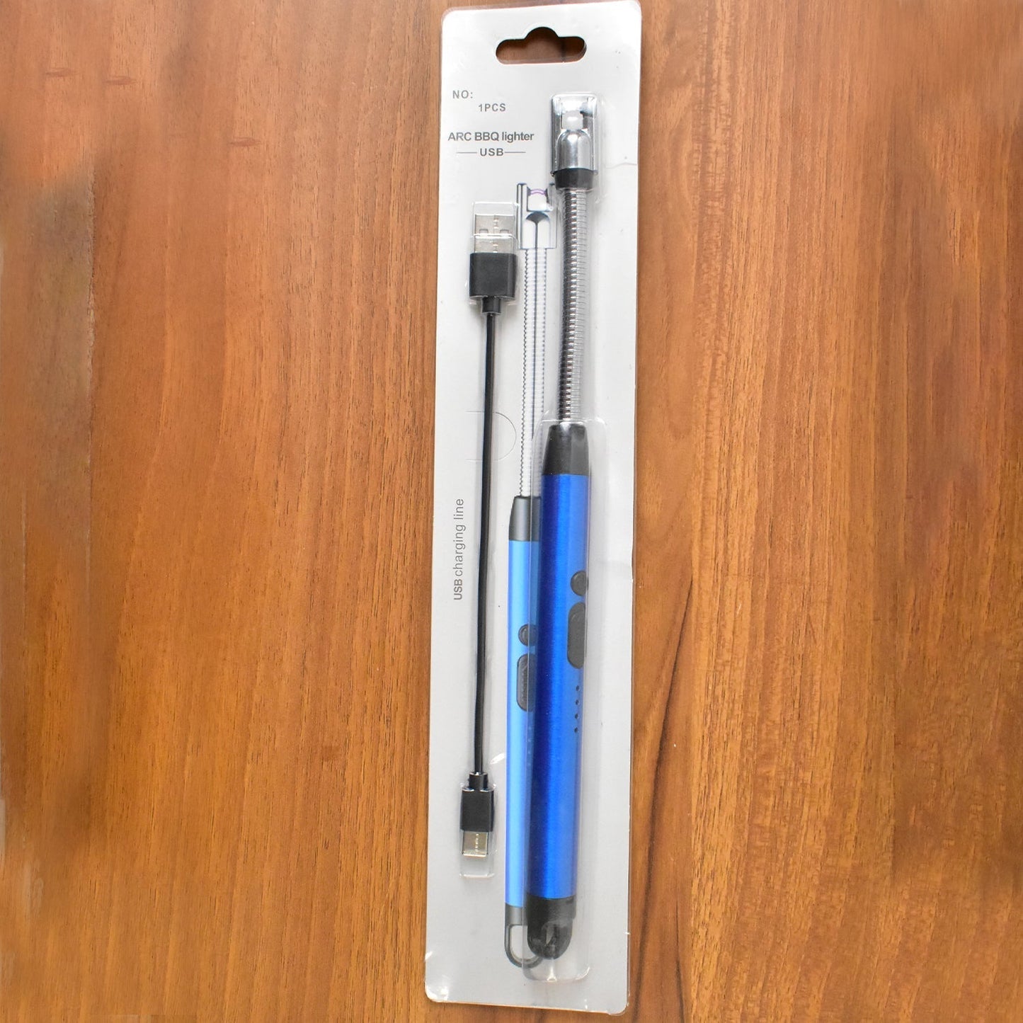 Metal Rechargeable Electric Arc Lighter with Flexible Neck (1 Pc) signaturekarts
