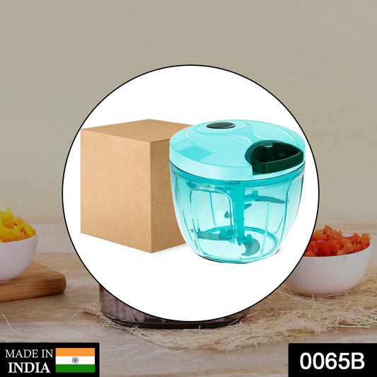 Manual Stainless Steel Compact Extra Sharp Hand Held Vegetable Chopperslicer With 5 Blades (750 Ml) - signaturekarts.com