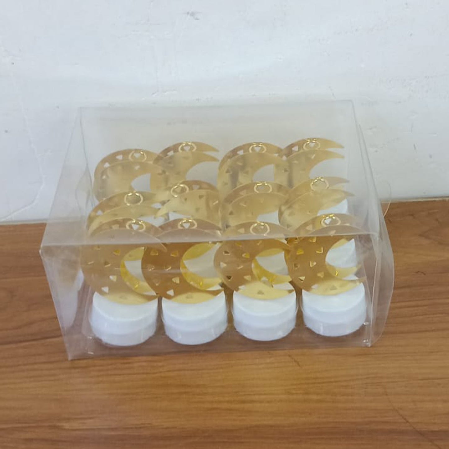 Decorative Moon Shaped Flameless LED Candles (12 Pc) signaturekarts