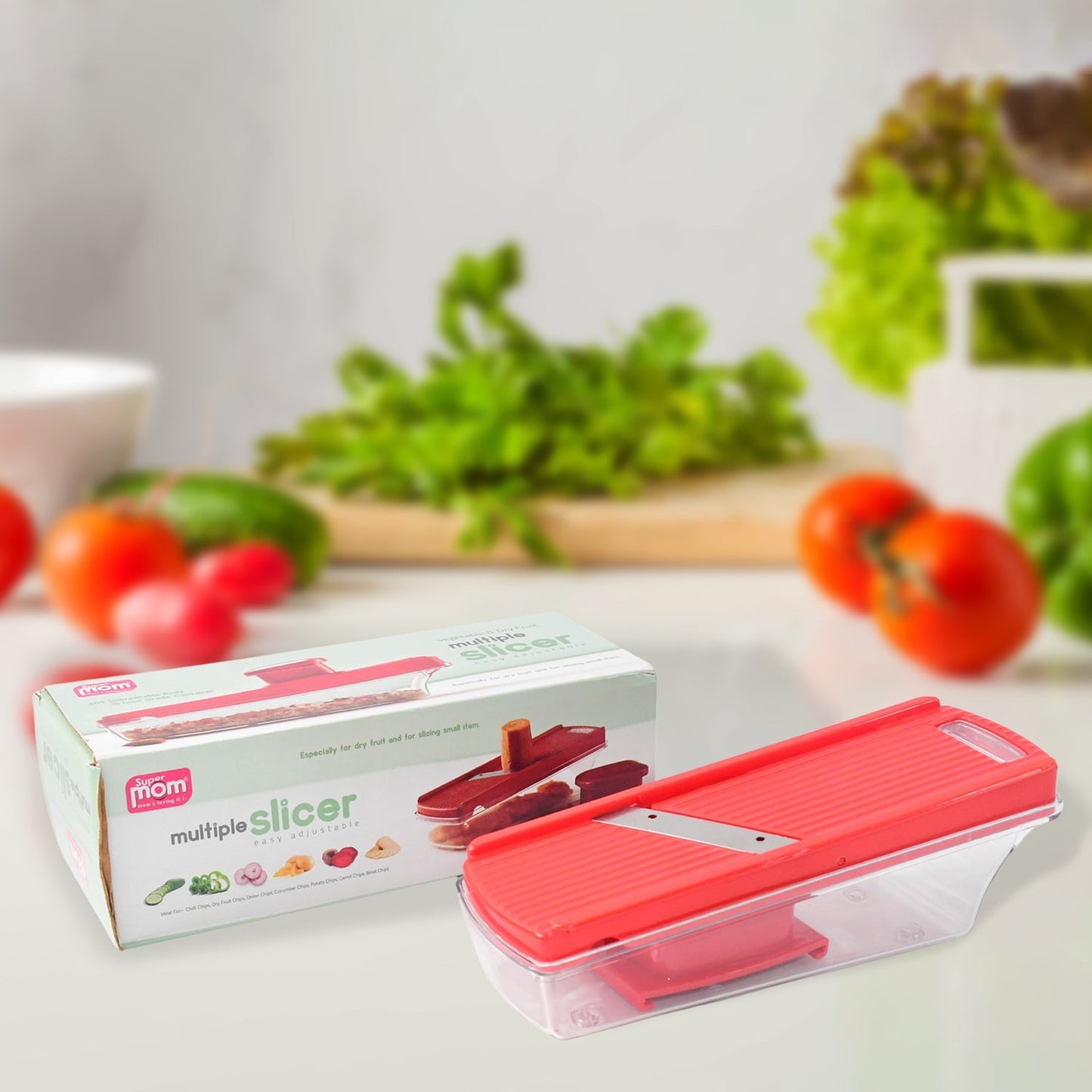 Supermom Vegetable and Dry Fruit Multiple Slicer (1 Pc) signaturekarts