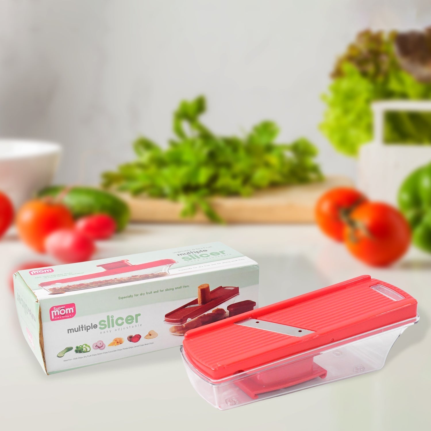 Supermom Vegetable and Dry Fruit Multiple Slicer (1 Pc) signaturekarts