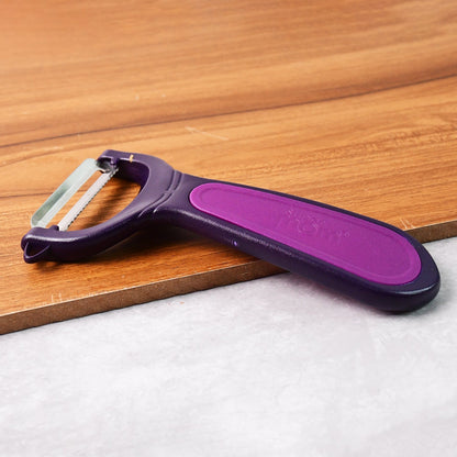Supermom Dual Tone Peeler with Ultra Sharp Stainless Steel Blade (1 Pc) signaturekarts